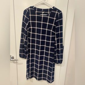 NEW Tommy Hilfiger Petite Grid-Print Sheath Dress